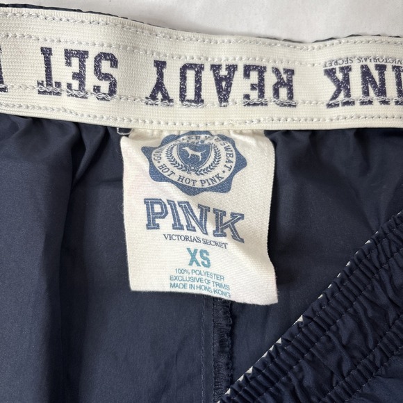 Victoria's Secret PINK Womens XS Athletic Running Jogging Gym Shorts Blue Yellow - Picture 6 of 11